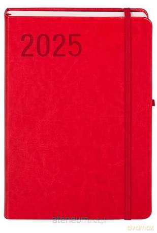 Kalendarz 2025 A5 Formalizm DNS czerwony [KALENDARZ]