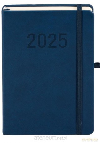 Kalendarz 2025 A5 Memofix DNS granatowy [KALENDARZ]