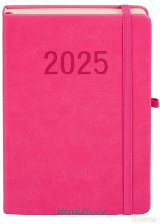 Kalendarz 2025 A5 Memofix DNS różowy [KALENDARZ]