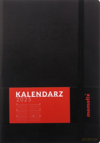Kalendarz 2025 A5 Memofix TDW czarny [KALENDARZ]