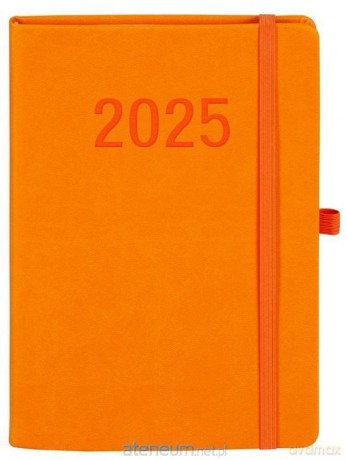 Kalendarz 2025 A5 Memofix TDW pomarańczowy [KALENDARZ]