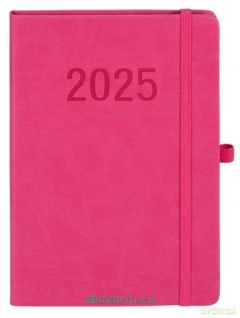 Kalendarz 2025 A5 Memofix TDW różowy [KALENDARZ]