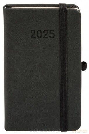 Kalendarz 2025 A6 Memofix TDW czarny [KALENDARZ]