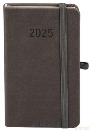 Kalendarz 2025 A6 Memofix TDW grafitowy [KALENDARZ]