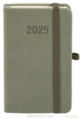 Kalendarz 2025 A6 Memofix TDW oliwkowy [KALENDARZ]