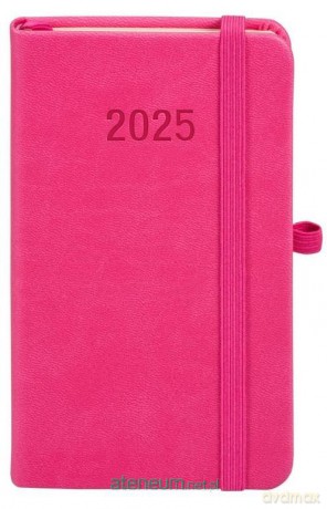 Kalendarz 2025 A6 Memofix TDW różowy [KALENDARZ]