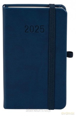 Kalendarz 2025 B6 Memofix TDW granatowy [KALENDARZ]