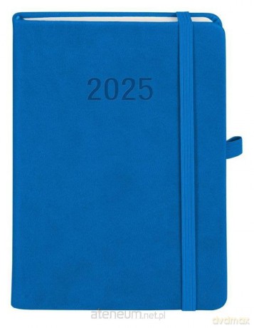 Kalendarz 2025 B6 Memofix TDW niebieski [KALENDARZ]