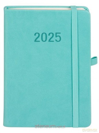 Kalendarz 2025 B6 Memofix TDW turkusowy [KALENDARZ]