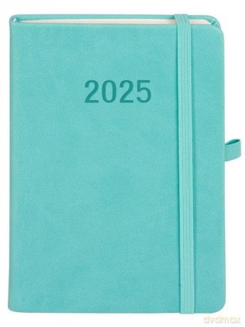 Kalendarz 2025 B6 Memofix TDW turkusowy [KALENDARZ]
