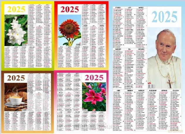 Kalendarz 2025 Plakietka MIX [KALENDARZ]