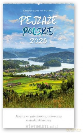 Kalendarz 2025 Reklamowy Pejzaże polskie [KALENDARZ]