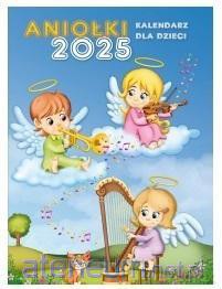 Kalendarz 2025 ścienny wieloplanszowy Aniołki [KALENDARZ]