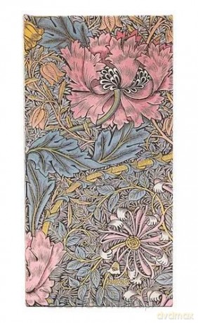 Kalendarz tygodniowy slim 2025 Morris Pink [KALENDARZ]