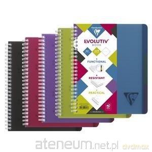 Kołonotatnik A5+/90K linia PP mix (5szt)