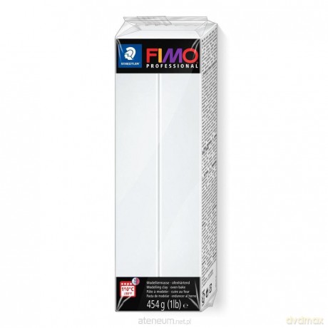 Masa termoutwardzalna Fimo 454g biały