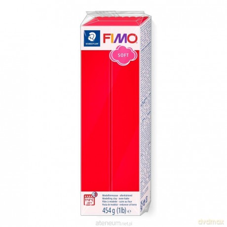 Masa termoutwardzalna Fimo 454g czerwony