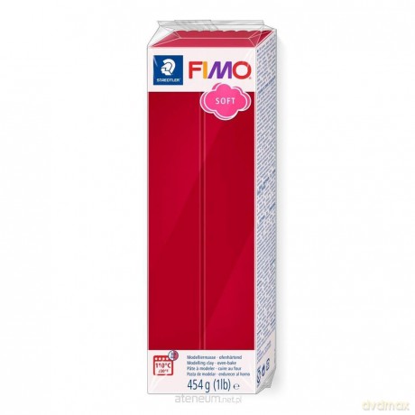 Masa termoutwardzalna Fimo 454g karminowy
