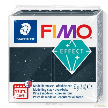 Masa termoutwardzalna Fimo 57g czarny granit