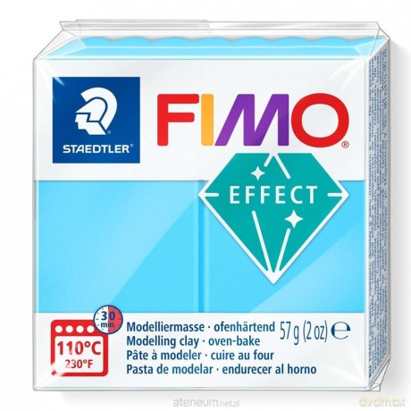 Masa termoutwardzalna Fimo 57g neon niebieski