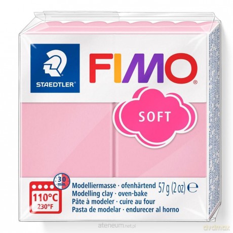 Masa termoutwardzalna Fimo 57g różowa truskawka