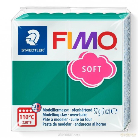Masa termoutwardzalna Fimo 57g szmaragdowy