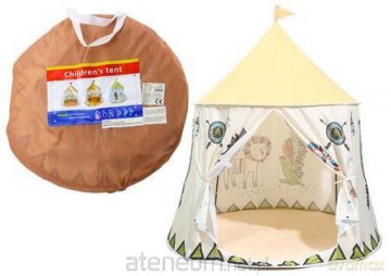 Namiot indiański tipi dla dzieci beżowy 125cm
