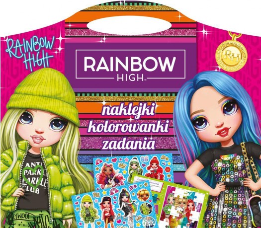 Rainbow High. Naklejki, kolorowanki, zadania [KSIĄŻKA]