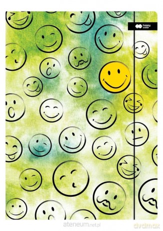 Teczka z gumką A+ Smile zielona