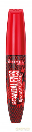 Rimmel Tusz do Rzęs Scandal Eyes Rockin Curves Czarny [KOSMETYKI]