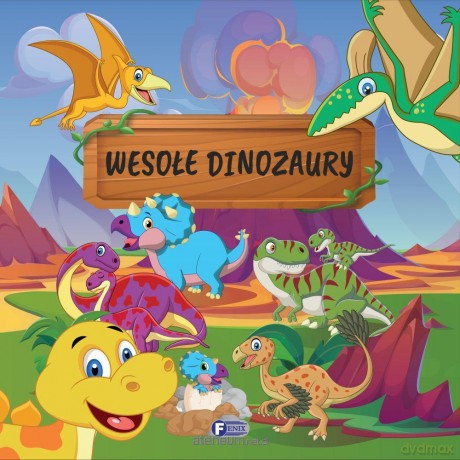 Wesołe dinozaury [KSIĄŻKA]