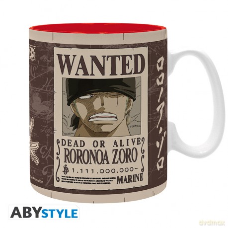 ONE PIECE - Kubek 460 ml - Zoro Wanted