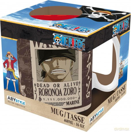 ONE PIECE - Kubek 460 ml - Zoro Wanted
