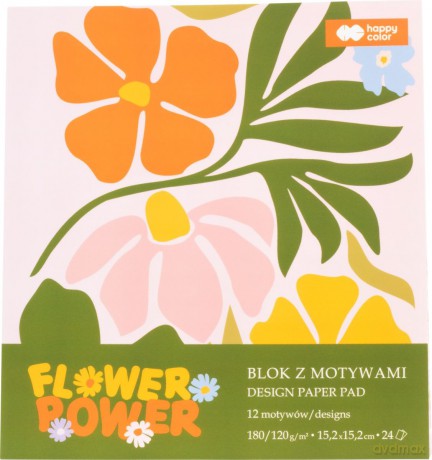 Blok z motywami BLOOM 24 ark.