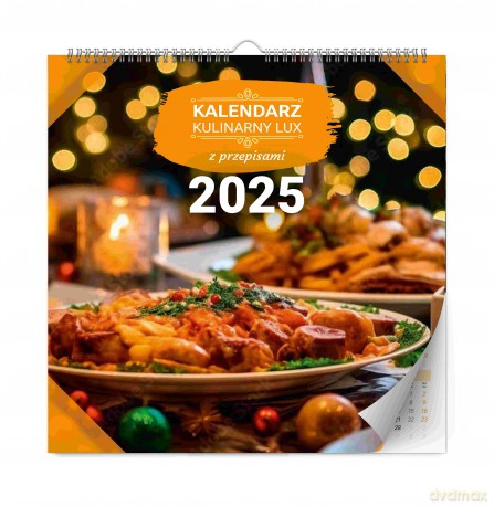 Kalendarz 2025 Kulinarny lux ścienny [KALENDARZ]