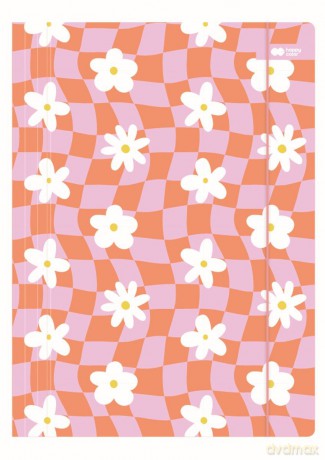 Paczka Teczka A4+ kartonowa z gumką BLOOM-Pastel 10 szt.