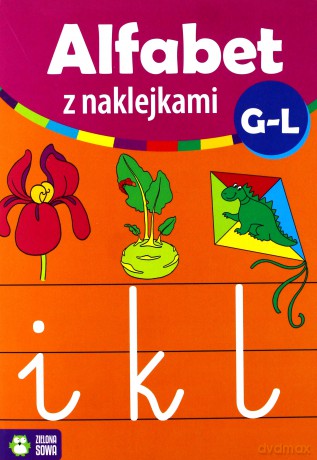 Alfabet Z Naklejkami G-L [KSIĄŻKA]