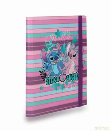 Teczka A5 przestrzenna z gumką Stitch wzór 3
