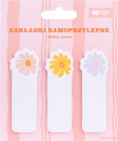 Zakładki samoprzylepne BLOOM-Kwiatki 3 szt.