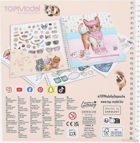 Zestaw Dress Me Up Kitty Top Model 12965A
