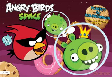 Angry Birds Space Plakaty Do Kolorowania Z Naklejkami [KSIĄŻKA]