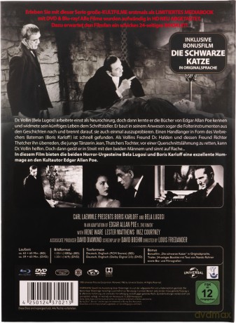 The Raven (mediabook) [Blu-Ray]+[DVD]