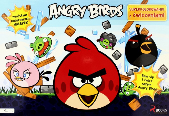 Angry Birds Superkolorowanki Z Ćwiczeniami [KSIĄŻKA]