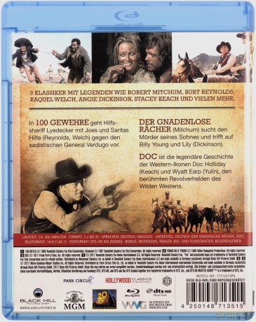 Young Billy Young / 100 Rifles / Doc [3xBlu-Ray]