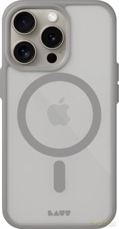 Etui LAUT Huex Protect z MagSafe do iPhone 15 Pro Max - szare