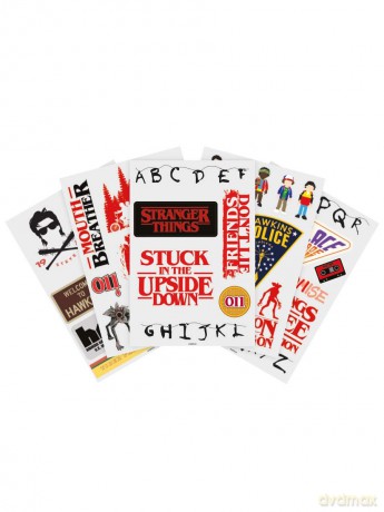 Stranger Things: (The Upside Down) Tech Stickers