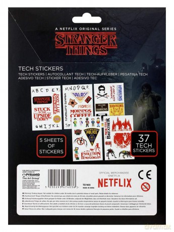 Stranger Things: (The Upside Down) Tech Stickers
