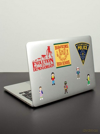 Stranger Things: (The Upside Down) Tech Stickers