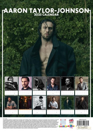 Aaron Taylor-Johnson: 2025 Calendar [KALENDARZ]