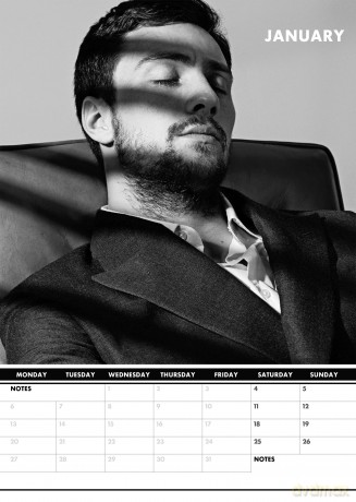 Aaron Taylor-Johnson: 2025 Calendar [KALENDARZ]